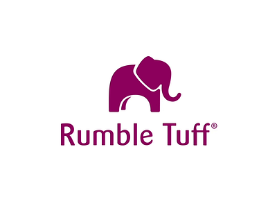 Rumble Tuff Logo Animation 2d animation after effects animated gif animated logo animation brand identity branding bumper video design elephent graphic design illustration intro video logo logo design logo reveal mograph motion design motion graphics outro video