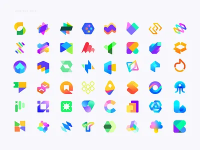 Logofolio 2024, Logo Collection, Trendy Logo, Logo Set, Logomark 3d ai logo brand identity branding colorful design ecommerce futuristic gradient graphic design logo logo collection logo designer logo mark logodesign logofolio 2024 modern logo symbol trendy logo typography