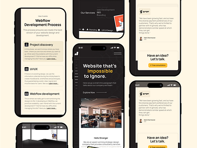 Design Agency Mobile Responsive Design agency agency website agency website design agency website ui app design creative agency design design agency graphic design marketing agency mobile responsive mobile website portfolio website responsive responsive website studio ui ui design web design website design