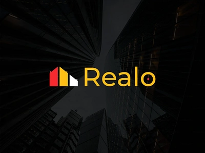 Realo Real Estate Logo Design brand brand design brand guide brand identity branding creative work custom logo design graphic design illustration logo logo design minimal modern motion graphics professional real estate logo tech logo ui unique