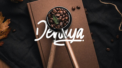 Denaya Logo / Coffee Shop Logo blue logo branding coffee cup coffee logo coffee shop logo d d logo design handwriting handwriting logo inclusivity logo logo minimalist logo mockup modern logo professional logo typography typography logo visual brand visual logo