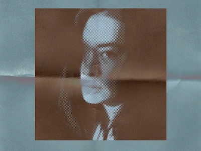 Mitski - Working for the Knife (2022) poster graphic design halftone layout music photoshop