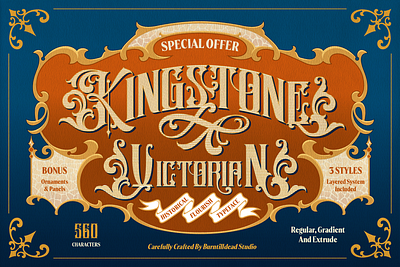 Kingstone branding classic custom font elegant font font design font style historical font lettering logo font logo type luxury ornate font type design typeface victorian victorian era victorian font victorian style vintage