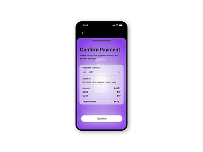 90 Days UI Challenge - #22 | Design a Payment Confirmation app design product card product design typography ui