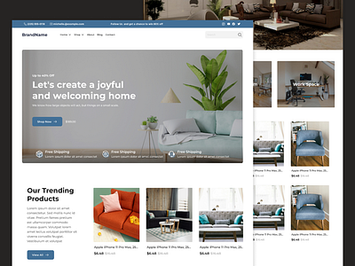 Soffa - E Commerce branding commerce design e commerce illustration landing page landing page clean landing page sofa shot sofa ui uiux ux