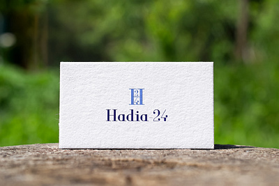 Hadia-24 is clothing brand logo design 24 brand creative logo fashion logo hadia logo minimal logo