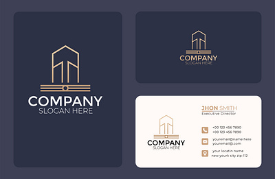 Minimalist real estate home logo design template branding company logo golden logo graphic design home logo logo logo house logo idea minimalist logo modern logo motion graphics real estate logo ui