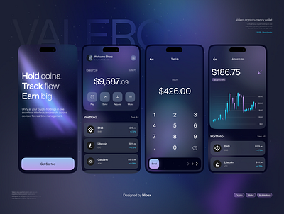 Valero cryptocurrency wallet ⚡ bitcoin blockchain crypto cryptocurrecy cryptotrading dashboard design dashboard ui ecommerce design ecommerce website design figma financialtechnology login page logo inspiration motion graphics nft product design ui ux website design