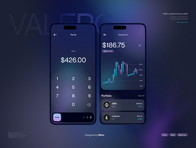 Valero cryptocurrency wallet ⚡ bitcoin blockchain crypto cryptocurrecy cryptotrading dashboard design dashboard ui ecommerce design ecommerce website design figma financialtechnology login page logo inspiration motion graphics nft product design ui ux website design