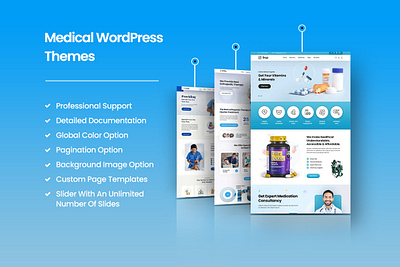 Medical WordPress Themes medical medicaldesign theme design website builder wordpress design