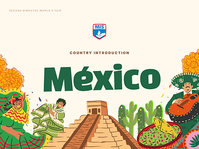 México - Presentation for Kids didactic illustration presentation school visual design