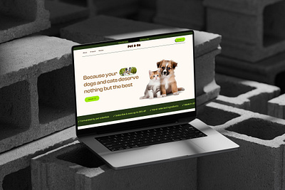 Pet & Co : Pet supplements manufacturing & selling landing Page branding cat design dog landing page pet pet landing page pet supplement ui ux ux design website