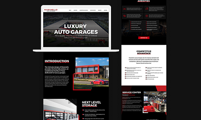 Luxury Auto Garages - Homepage Design auto cars creative design design figma figma design landing page luxury minimal responsive website design saas product design startup ui ui design uiux design user experience user interface design visual design web design website