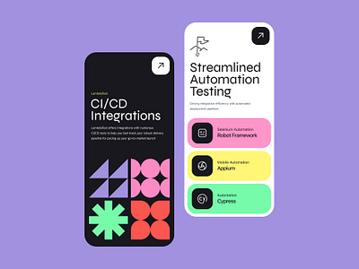 Mobile UI - Lambdatest Automation Testing 2025 design trends appium automation testing best ui designs of 2025 cicd cicd tools cypress dev ops devops integrations lambdatest leocapital mobile ui mocha robot framework selenium selenium grid ui design uiux design