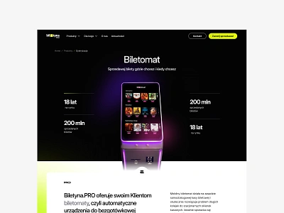 Biletyna clean event musić platform ticket ui ux website