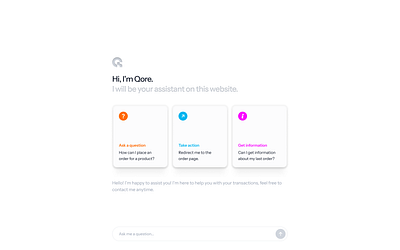 AI Assistant Chat Page Design - Minimal and effective ai ai product assistant branding chat dashboard design illustration message minimal modern ui user interface