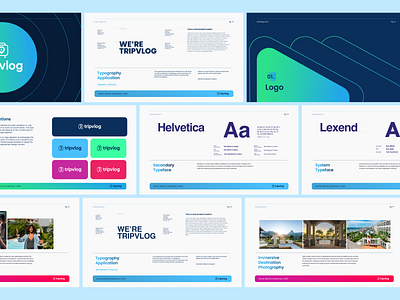 Brand Style Guide - Video Travel Startup brand identity design brand standards brand style guide brandbook branding cohesive visual system logo design logo identity design visual identity visual identity design visual style guide