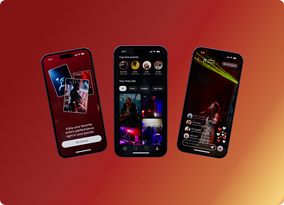 Music App app design mobile ui music ui uiux