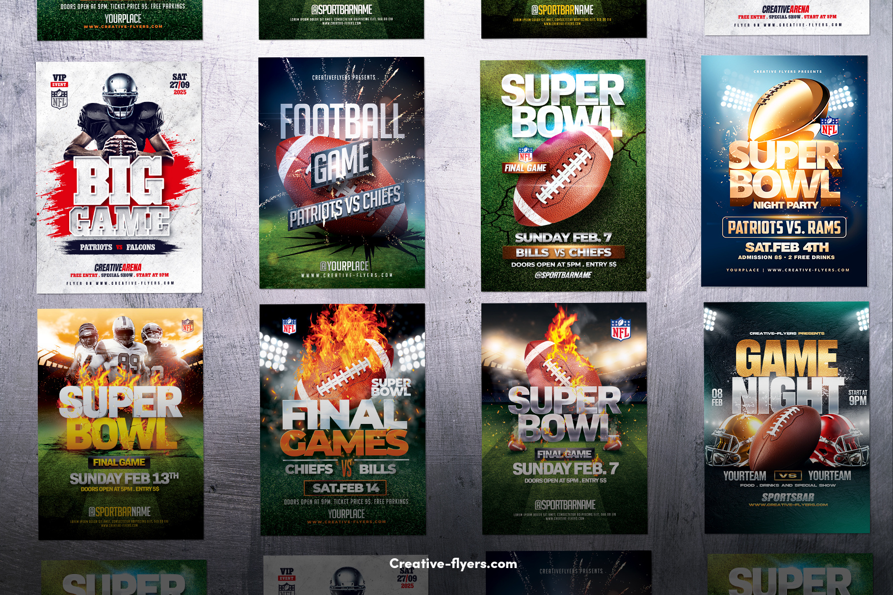 Example of Our Ready Made Flyer Templates