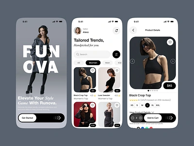 Fashion Ecommerce App ui ux app design app ui ux ecommerce app fashion app fashion ecommerce app figma app mobile app mobile ui online shopping product shopping app ui ux