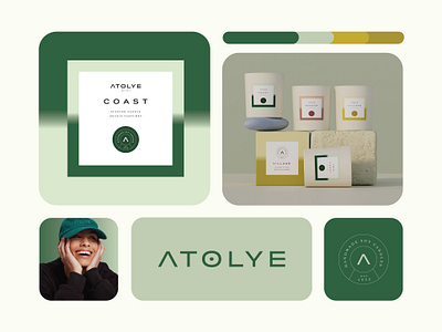 Atolye Branding and Packaging Design - Candle 3d architecture brand identity branding candle cosmetic decor interior label logo packaging scent