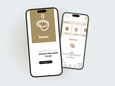 Welcome Screen - Coffee Shop App appdesign coffeeapp splashscreen uiuxdesign welcomescreen