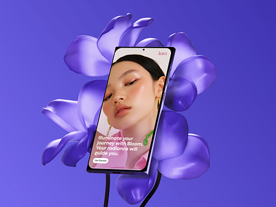 Beauty Cosmetic App banner branding dailyui dailyui001 design graphic design graphicdesign herosection illustration landing page logo mobile app typography ui ux vector visualdesign webdesign website websitedesign