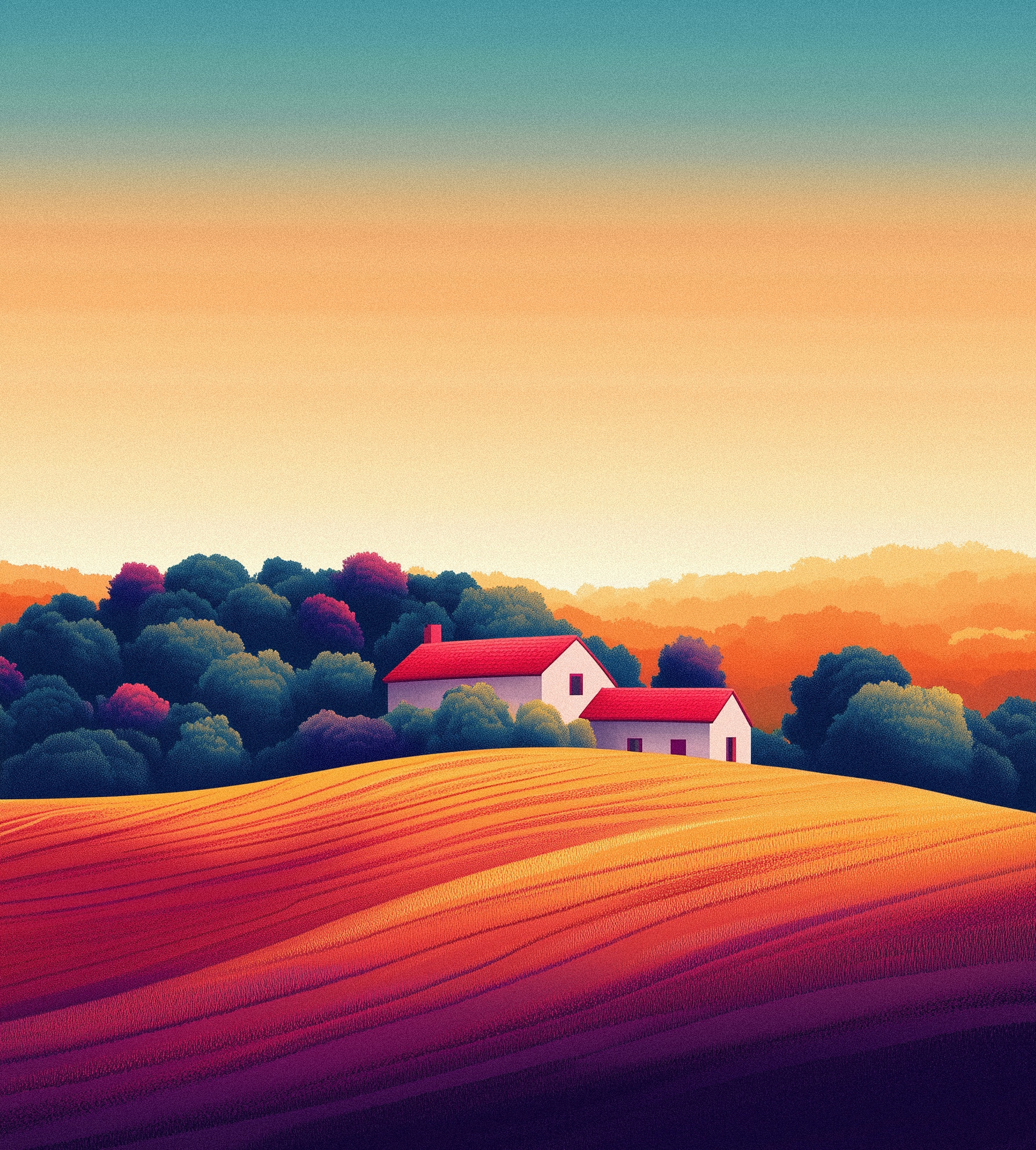 Example of In the village