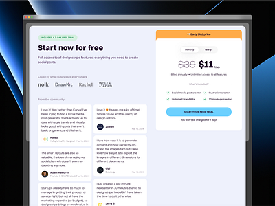 designstripe Pricing Page product design ui ux