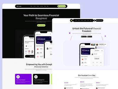 Financial ui template app design branding f figma illustrator photoshop re design ui