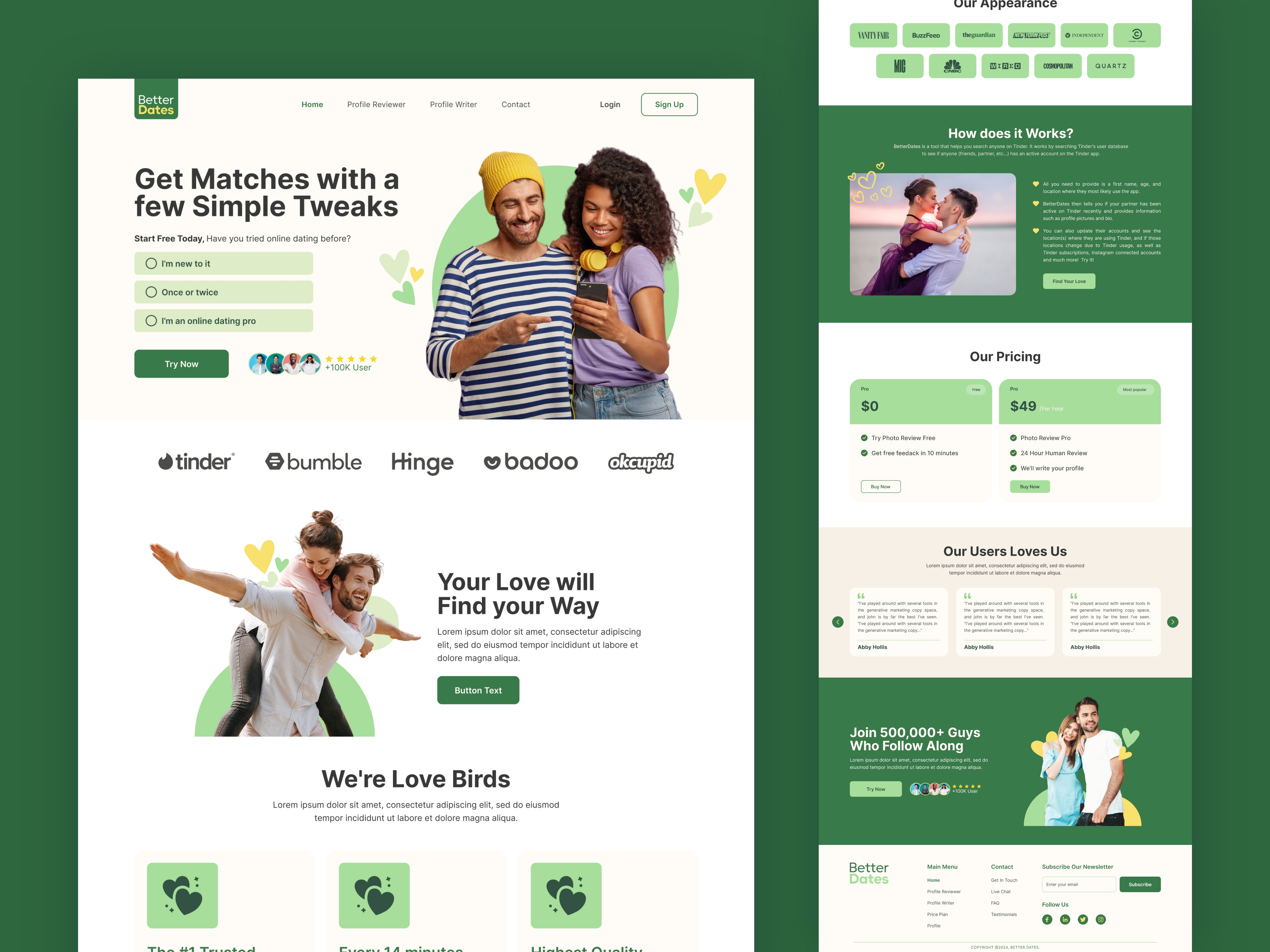 Example of UI UX Design For Your Website