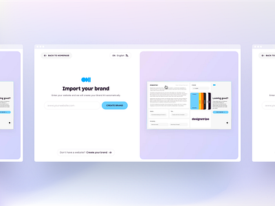 designstripe Onboarding Upgrade product design ui ux