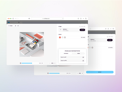 designstripe Animated Mockup Editor product design ui ux