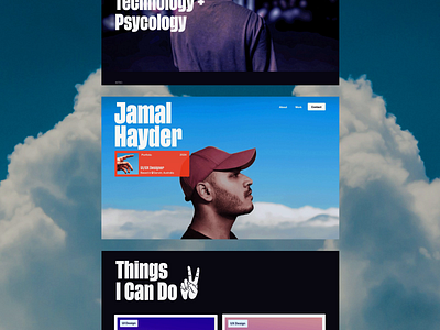 My Portfolio Website creative direction interaction design landing page portfolio website ui design ux design web web design website website animation
