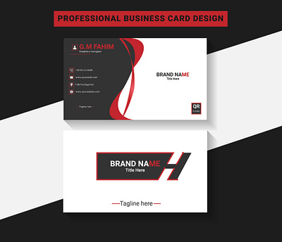 Professional Business Card Design brochure business card card flyer graphics design id card illustrator photoshop