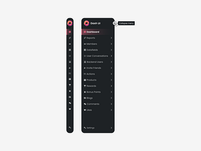 Sidebar Menu design logo menu sidebar ui ux