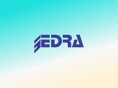 EDRA Logo branding graphic design inspire logo ocean sea