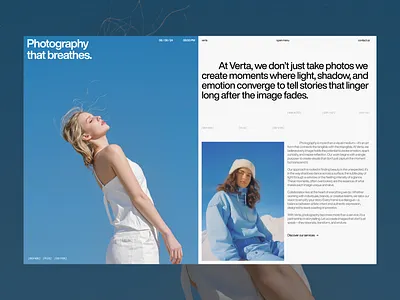 Creative studio ~ landingpage agency agency website editorial photography photography design photography landingpage studio studio website swiss webdesign