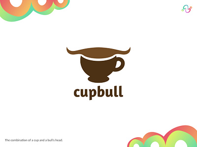 Cup Bull Logo animal beverage brand design brand designer buffalo bull coffee cup drink logo design logo designer logo for sale logo idea logo inspiration logomark logotype tea wild wildlife zzoe iggi