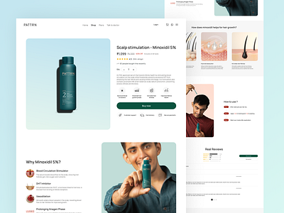 Pattrn - Product Page design product ui uiux web website website design