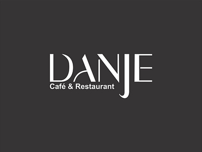 Danje Logo branding cafe graphic design inspire logo restautant