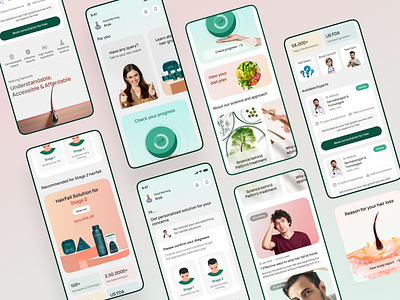 Pattrn - Home Screen UI app beauty design health home ui uiux