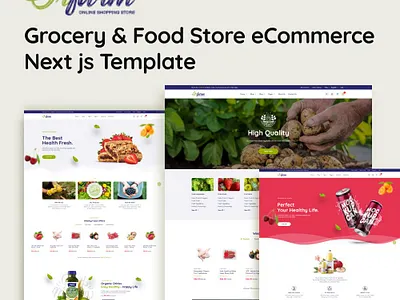 Orfarm - Grocery & Food Store eCommerce Next js Template bootstrap 5.x ecommerce ecommerce dashboard farming food market grocery grocery shop grocery store grocery supper market organic food