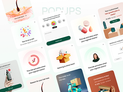 Pattrn Popups UI app design mobile popup ui uiux