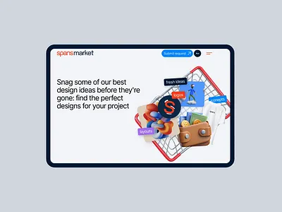 Spans — web pages animation animation concept design concept design market spans ui ux uxui design web design web studio webpages