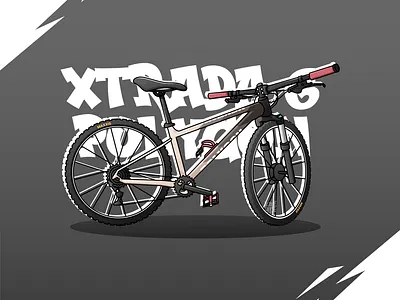 Xtrada 6 Polygon cartoon illustration logo mascot vector