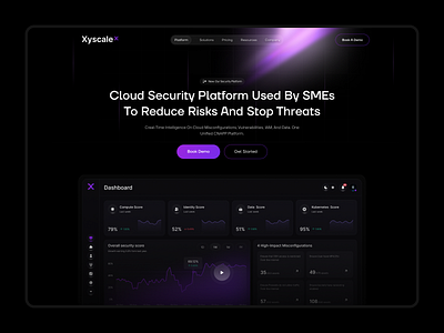 Cloud Security Platform UI/UX Design app design cloud website corporate crypto cyber cyber security cybersecurity dashboard ui management platform product design security app software uiux user experience web application web design website design