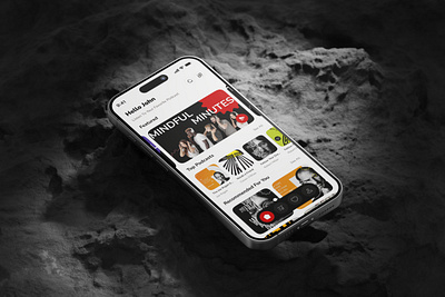 Castbox - A Podcast Mobile App android app app design application audio player design ios app mobile mobile app mobile application mobile music app music music player playlist podcust song ui ui design uiux ux