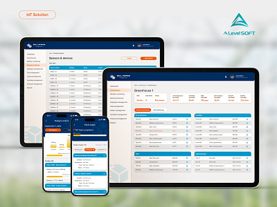Farm Management System/Web Platform and Mobile App iot mobile app ui ui design uiux design ux web design web platform