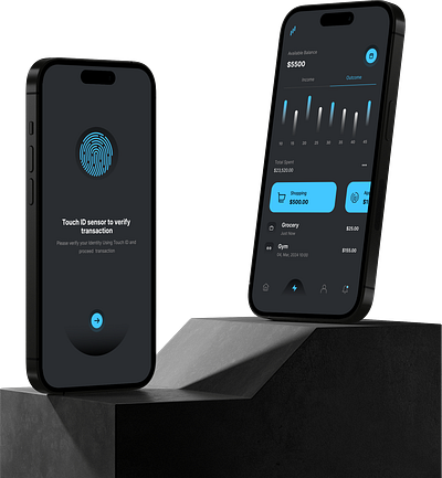 Finance app app mob mobile ui ux
